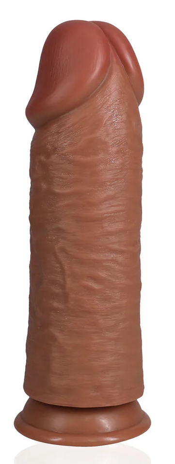Gode Réaliste EXTRA THICK 25.5 x 8 cm Marron