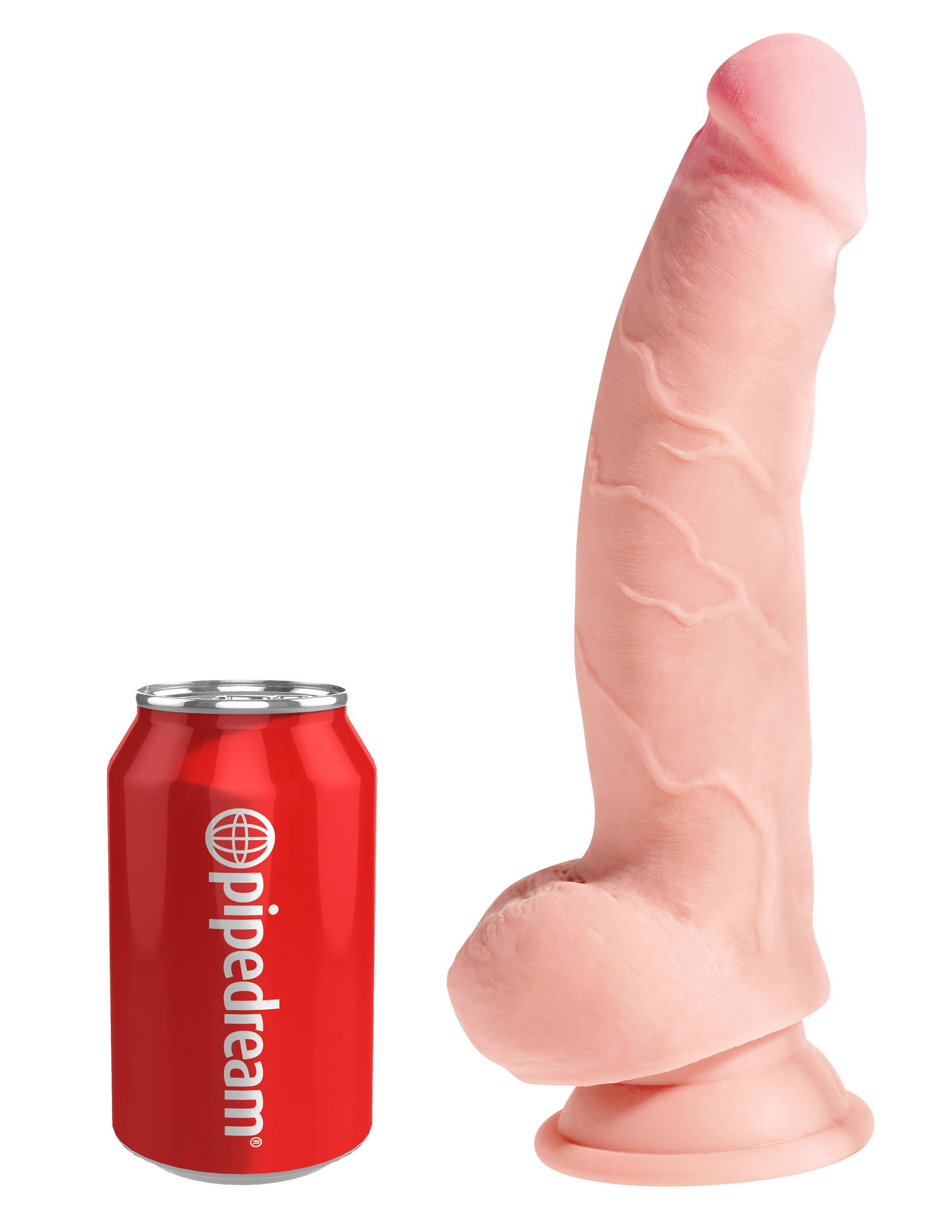 Gode réaliste King Cock 3D TRIPLE DENSITY 8 - 19 x 4.5 cm
