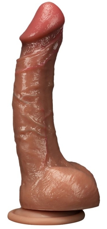 Gode Réaliste REALDICK 14 x 4cm Marron