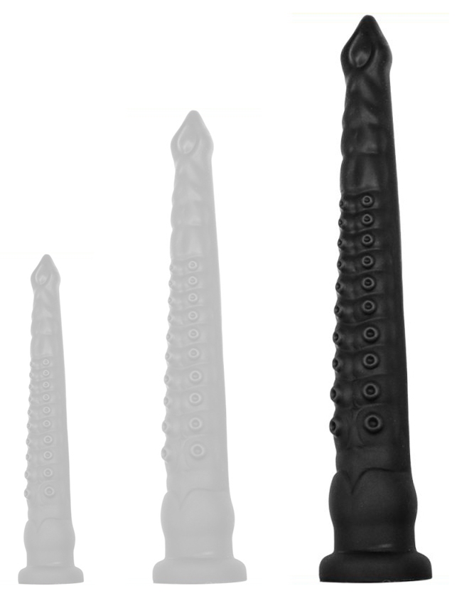 Gode Tentacule OKTOOP L 52 x 7.5cm Noir