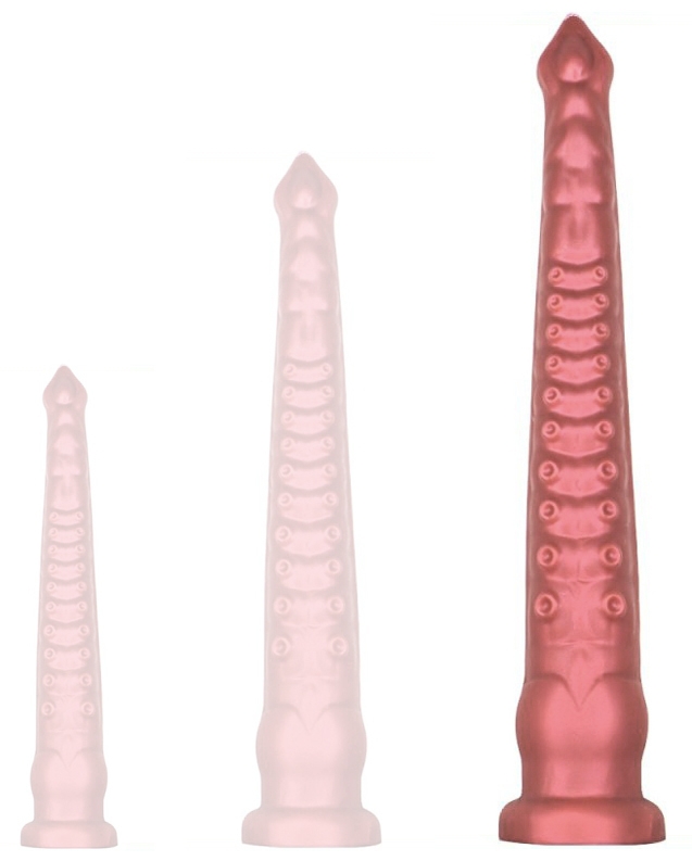 Gode Tentacule OKTOOP L 52 x 7.5cm Rouge