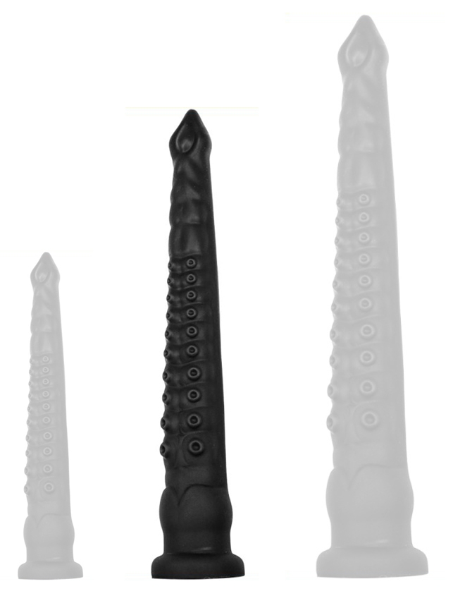 Gode Tentacule OKTOOP M 43 x 6cm Noir