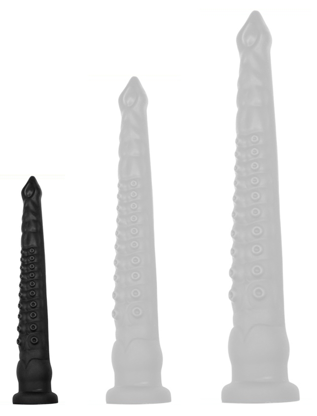 Gode Tentacule OKTOOP S 30 x 4.5cm Noir