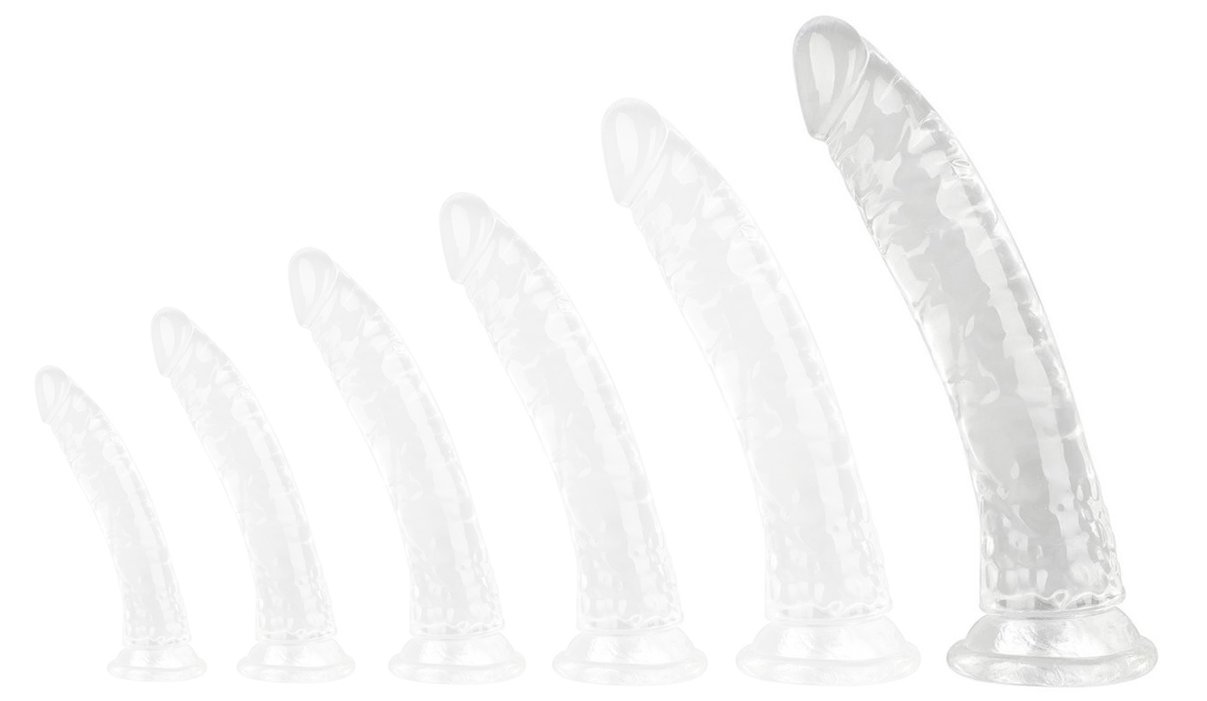 Gode Transparent NO BALL 3XL 28 x 5.5cm