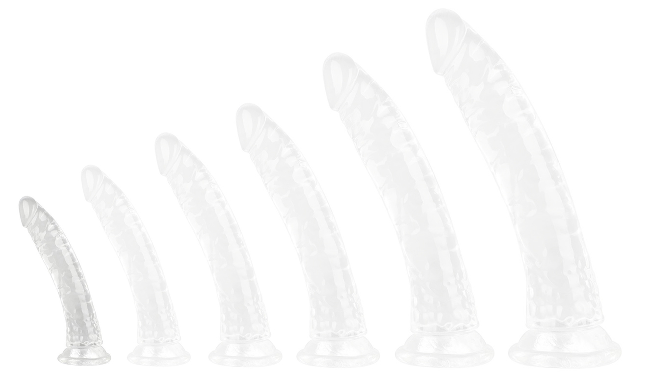 Gode transparent NO BALL S 15 x 3.2cm