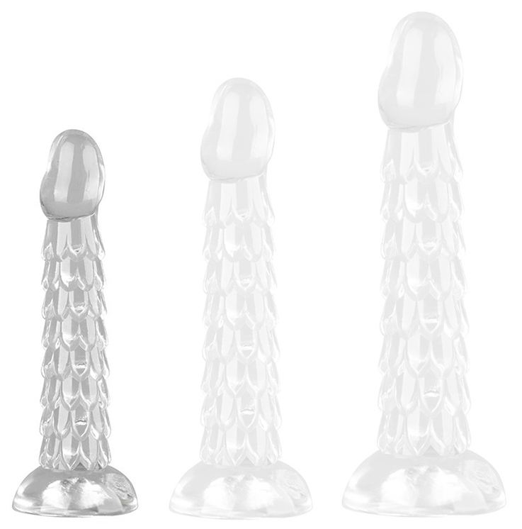 Gode Transparent SCALES MUSH S 15.5 x 3.5cm