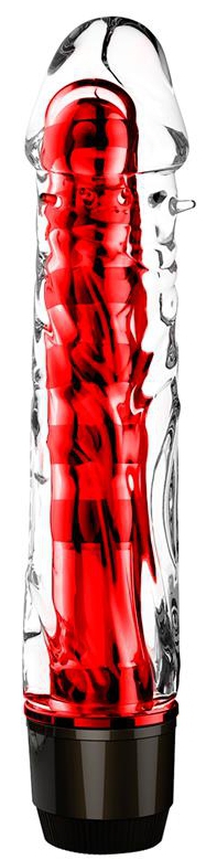 Gode vibrant CHRIS 14 x 3.3cm Rouge