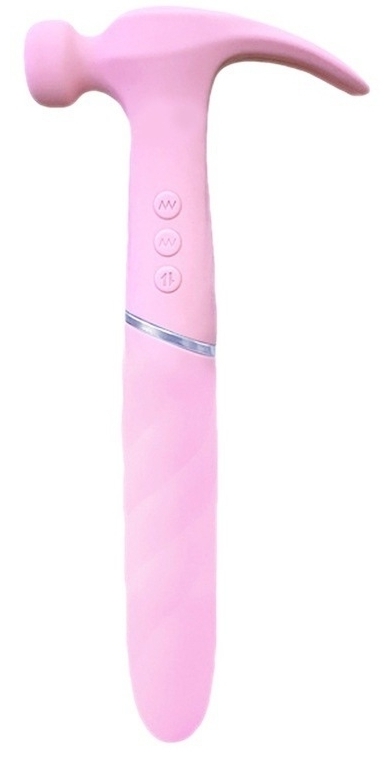 Gode vibrant SWEET HAMMER 17 x 4cm Rose