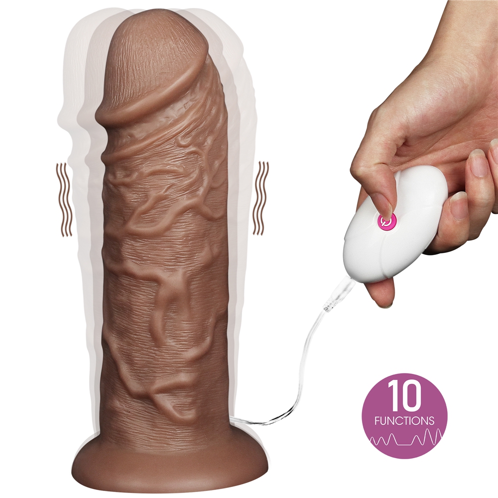 Gode Vibrant XL CHUBBY DILDO 23 x 6.5 cm Marron
