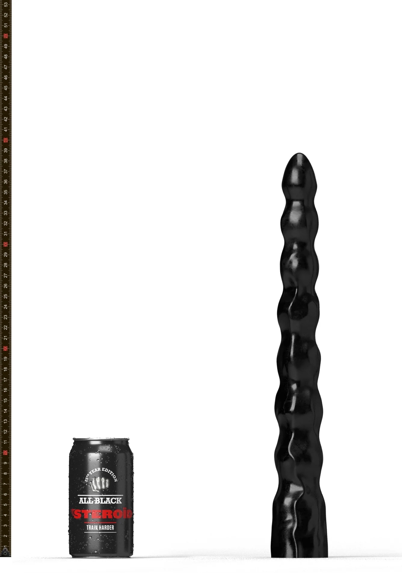 Gode XL ABS07 THE SABRE All Black Steroïd 33 x 4.5cm