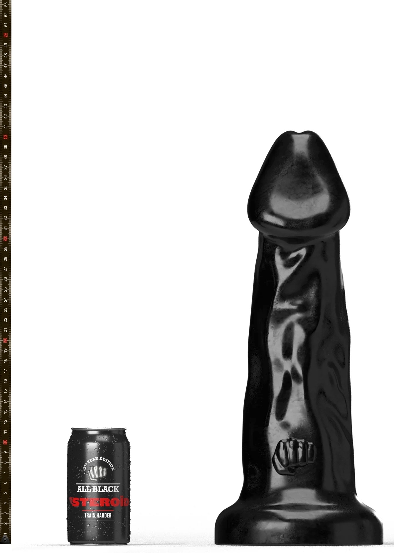 Gode XXL ABS21 OLYMPUS All Black Steroïd 42 x 13cm