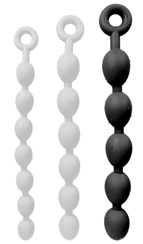 Gros chapelet anal CHAPIRA L 46 x 5.8 cm Noir
