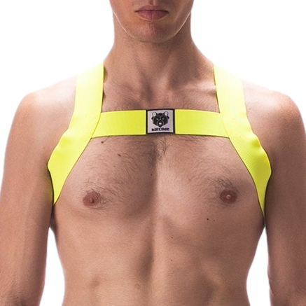 Harnais élastique LEONSH Jaune Neon