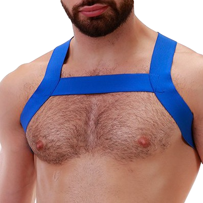 Harnais élastique MATT Bleu