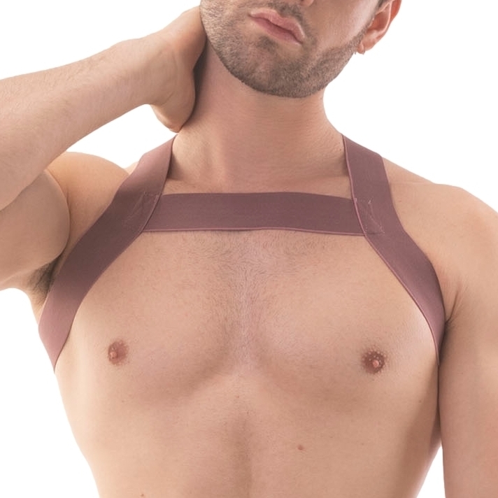 Harnais élastique MATT POP Rose