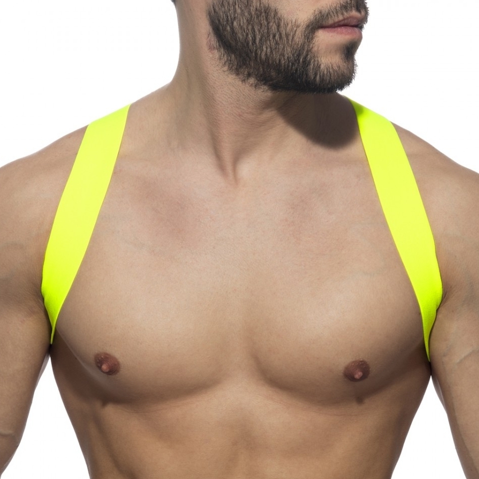 Harnais élastique SPIDER NEON Jaune