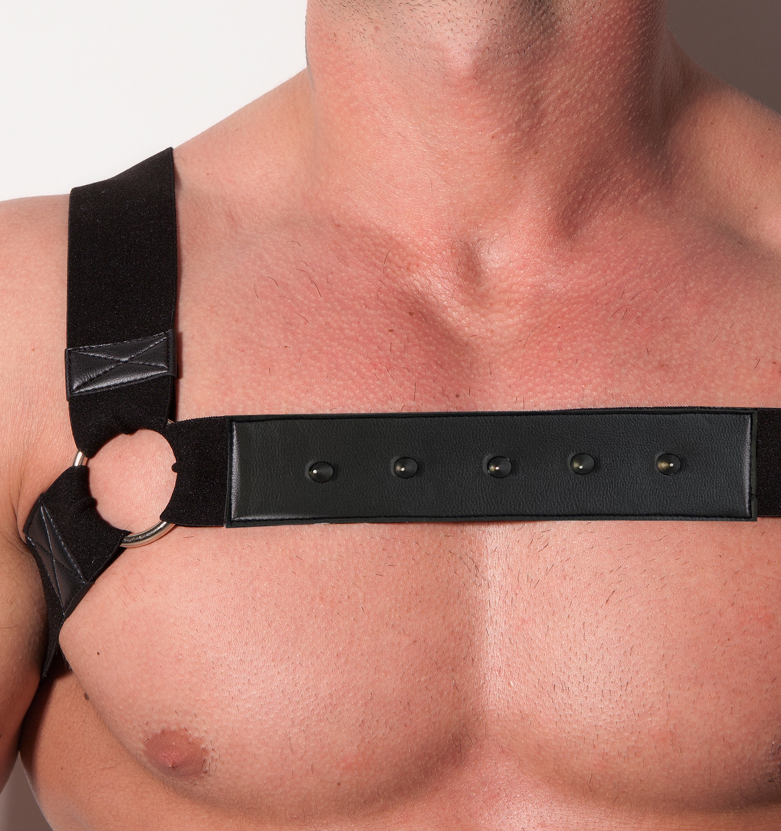 Harnais Fetish avec Pics BLACK RUBBER