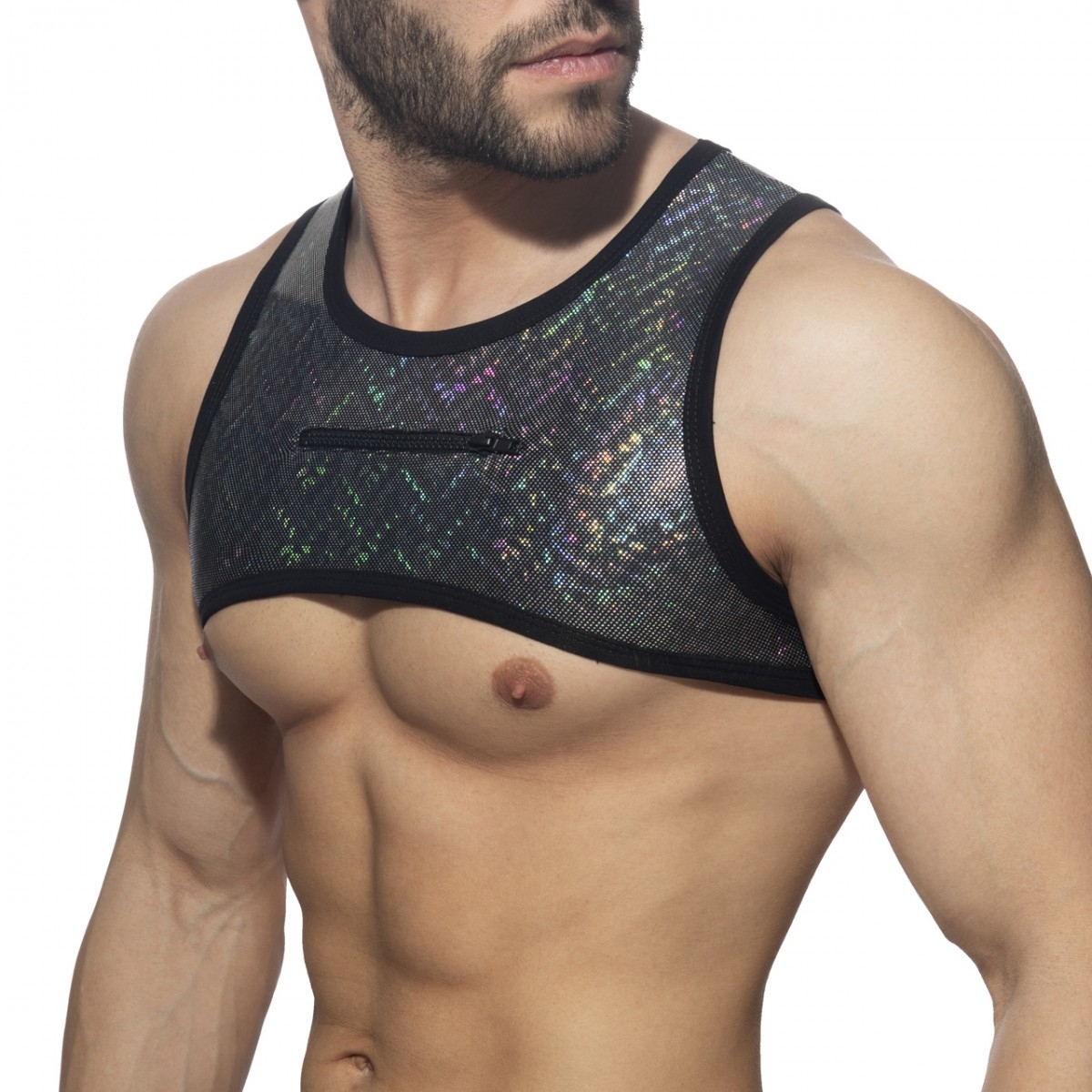Harnais GLITTER AD Fetish Noir