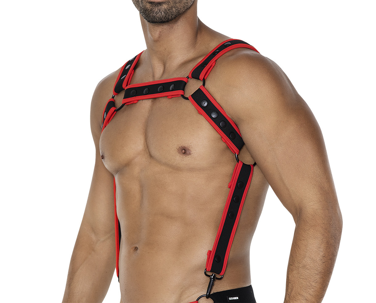 Harnais NEO C4M Noir-Rouge