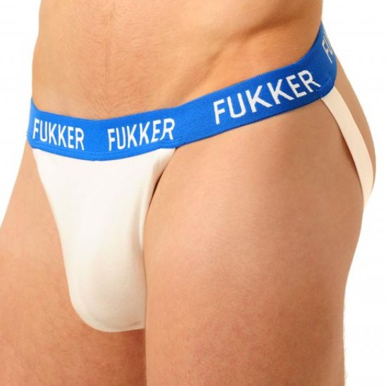 Jockstrap FUKKER Blanc-Bleu