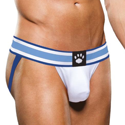 Jockstrap JOCK Prowler Blanc-Bleu
