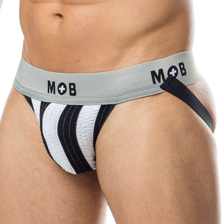 Jockstrap MOB Classic Blanc-Noir