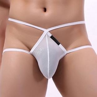 Jockstrap Sexy JUST THIN Blanc