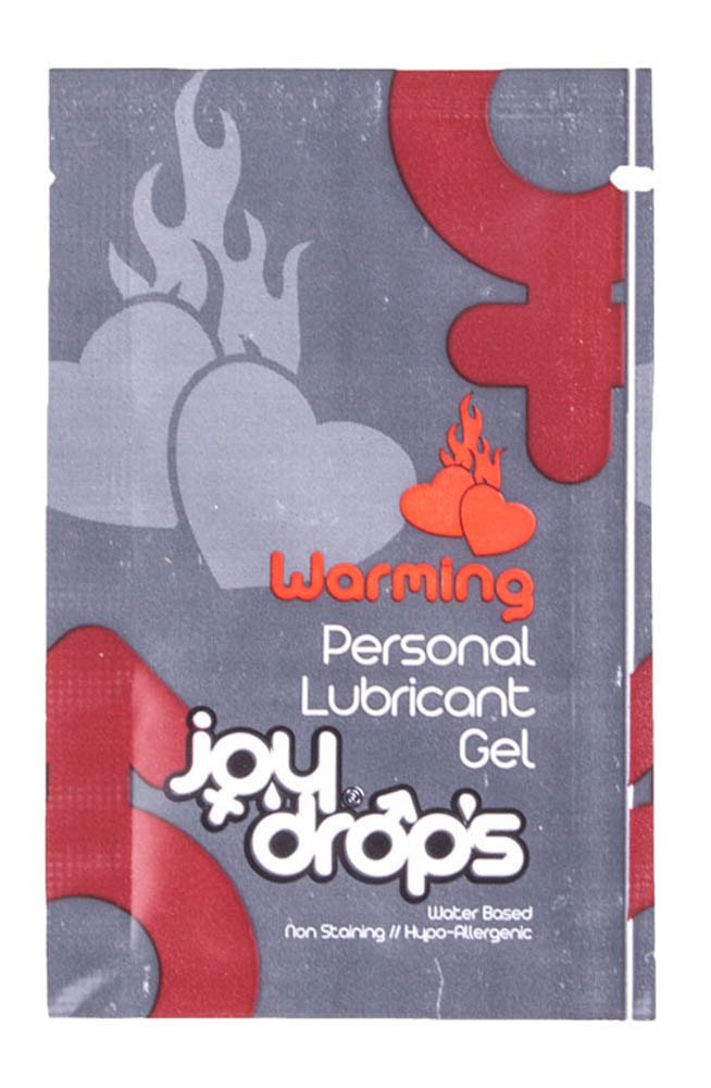 Joy Drops Dosette Lubrifiant Chauffant Warning - 5ml