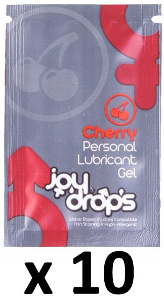 Joy Drops Dosettes Lubrifiant Arôme Cerise 5mL x10