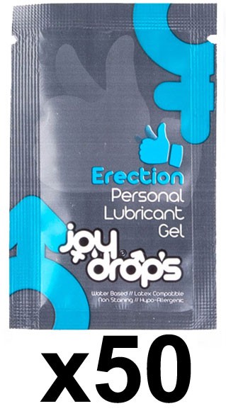 Joy Drops Dosettes Lubrifiant Effet Erection Dure 5ml x50