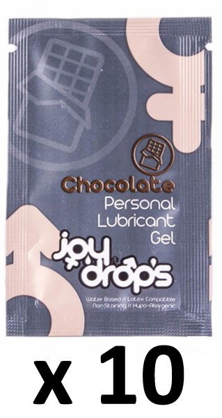 Joy Drops Dosettes Lubrifiants Arôme Chocolat 5mL x10