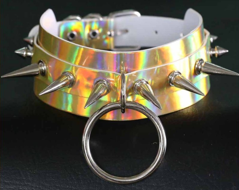 Joy Jewels Collier à pointes STROBO LASER Doré
