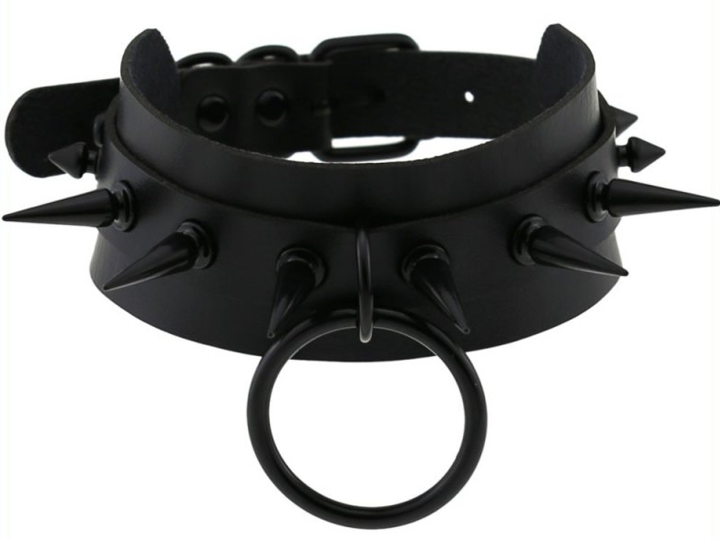 Joy Jewels Collier à pointes STROBO LISH Noir
