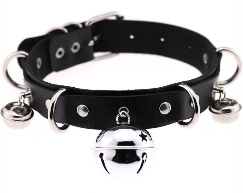 Joy Jewels Collier Sexy avec grelots Noir