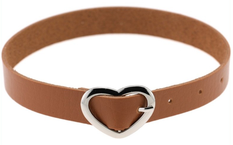 Joy Jewels Ras de cou HEART ATTACH Marron