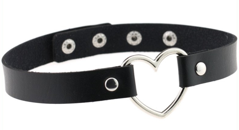 Joy Jewels Ras de cou HEART LISH Noir