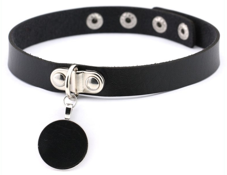 Joy Jewels Ras de cou ROUND MOON Noir