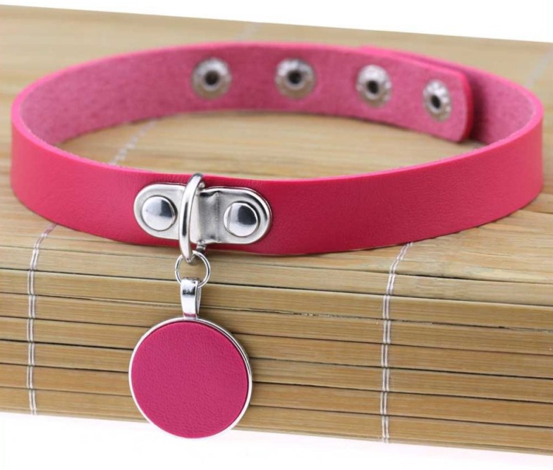 Joy Jewels Ras de cou ROUND MOON Rose
