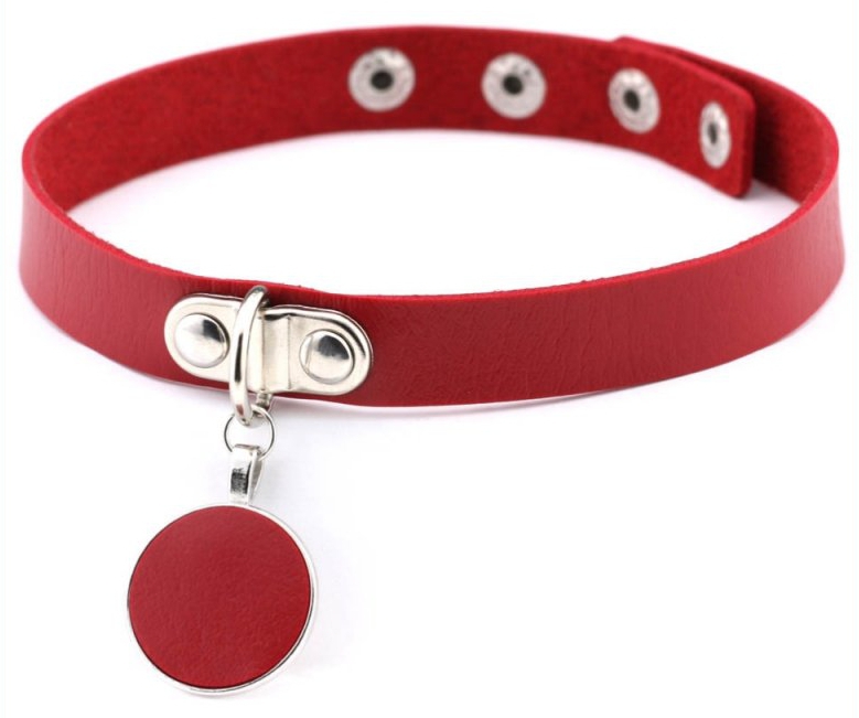 Joy Jewels Ras de cou ROUND MOON Rouge