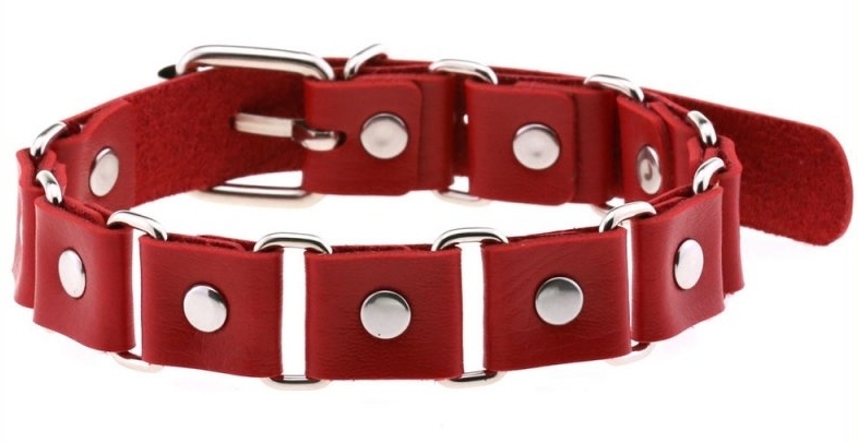 Joy Jewels Ras de cou STITCH Rouge