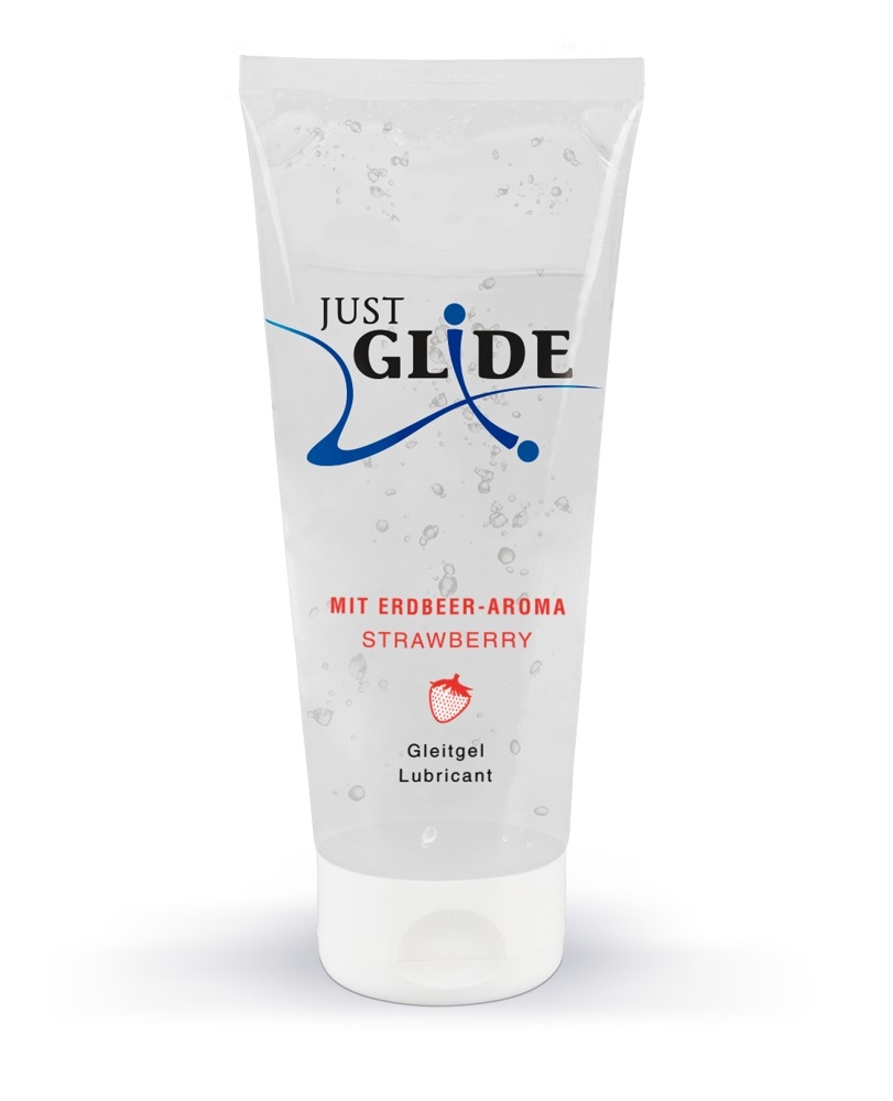 Just Glide Lubrifiant Aromatisé FRAISE Just Glide 200ml