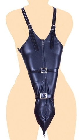 KinkHarness Camisole STRICT LEATHER Zipper