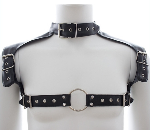 KinkHarness Harnais et Collier OPTOR Noir