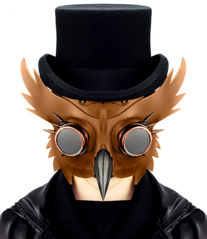 KinkHarness Masque STEAMPUNK Hibou