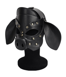Kinky Puppy Masque PIG GROX Noir