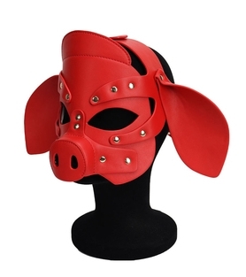 Kinky Puppy Masque PIG GROX Rouge