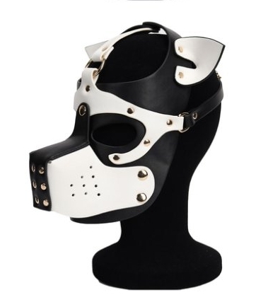Kinky Puppy Masque Puppy DOG IXO Noir-Blanc