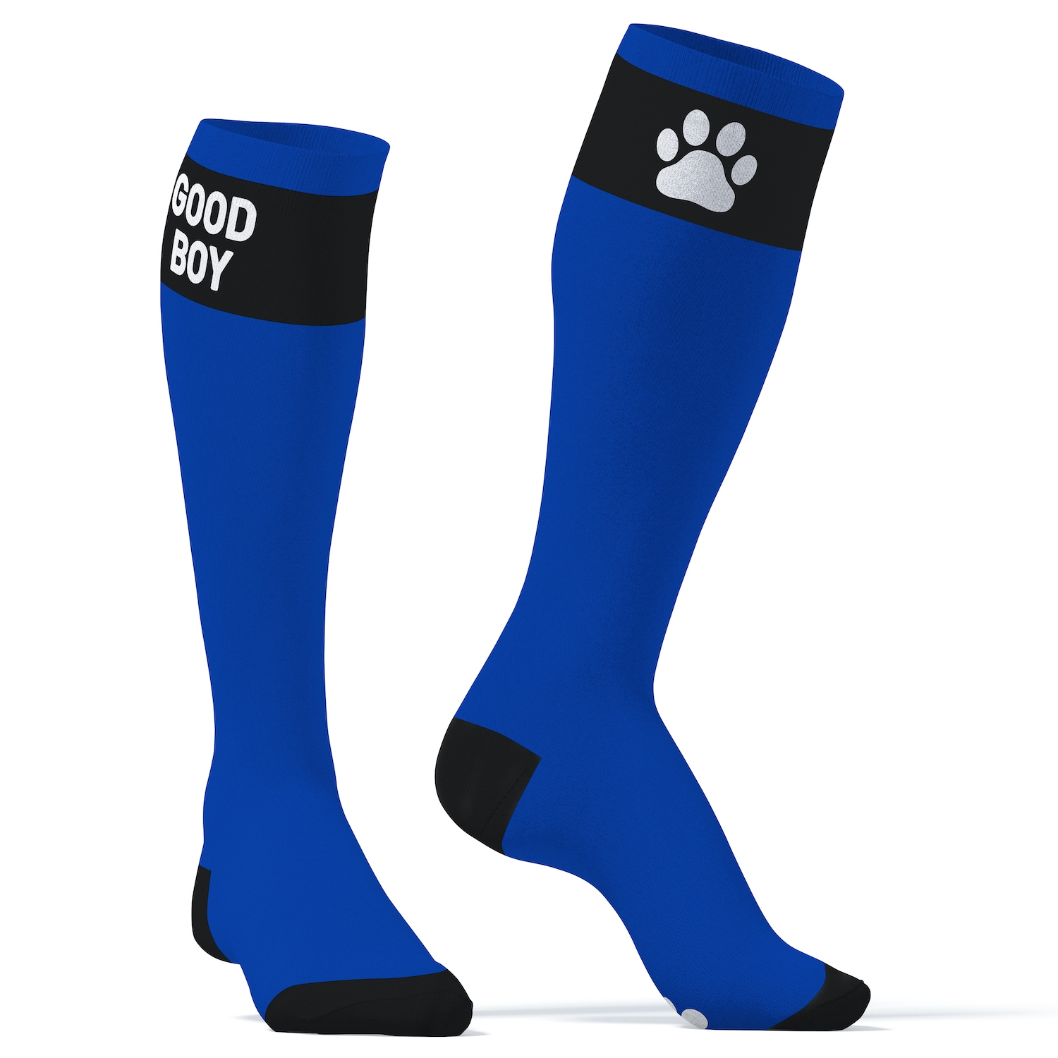 Kinky Puppy Socks Chaussettes hautes BIG GOOD BOY Bleues