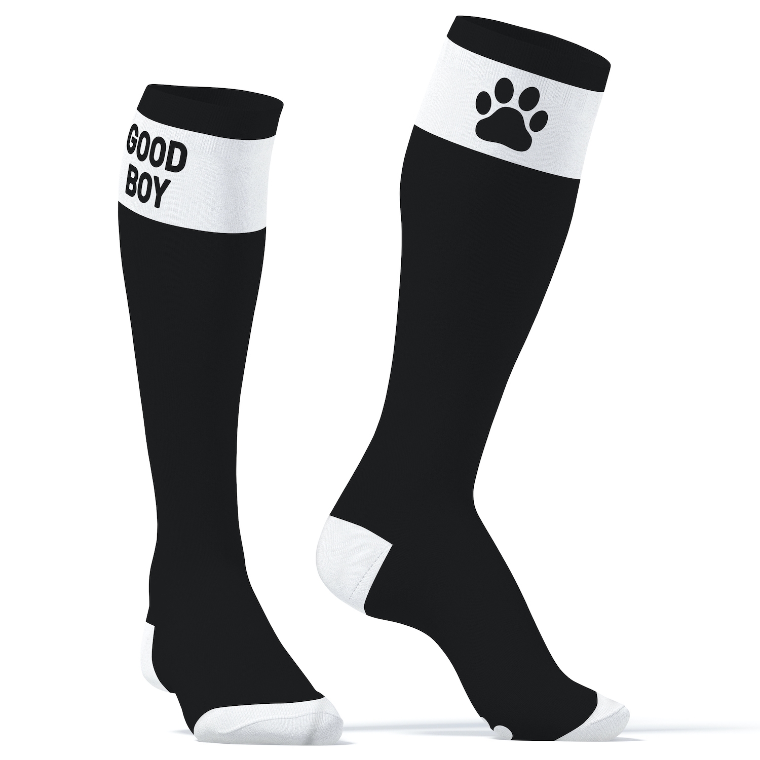 Kinky Puppy Socks Chaussettes hautes BIG GOOD BOY Noires