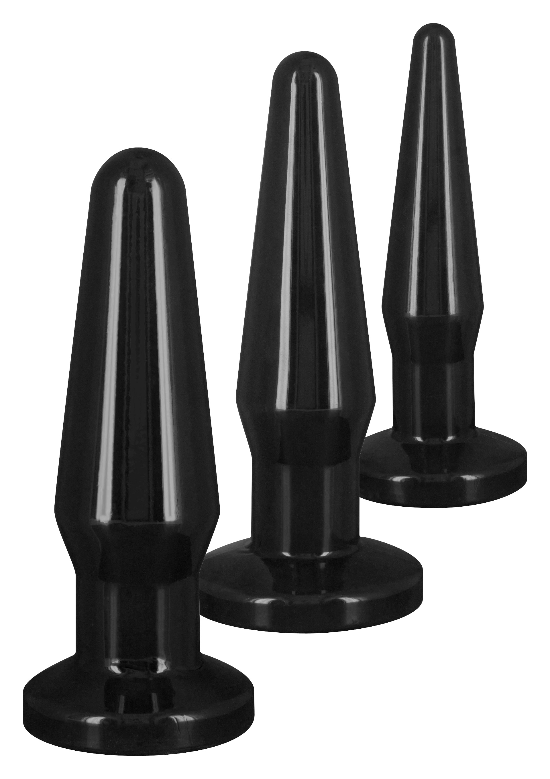 Kit de 3 plugs noirs BEST BUTT